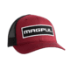 Magpul Industries Wordmark Patch Trucker Hat, Red/Black, OSFA, MAG1104-604