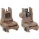 Magpul MBUS 3 Front and Rear Flip Sights Set, FDE