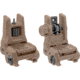 Magpul MBUS 3 Rear and Front Flip Sights Set, FDE
