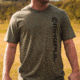 Magpul Vertical Logo Cotton T-Shirt - Men's, Olive Drab, 2XL, MAG1113-316-2X