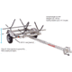 Malone Auto Racks EcoLight 2 Kayak Trailer Package, 2 J-Racks, MPG586XJ