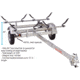 Malone Auto Racks EcoLight 2 Kayak Trailer Package, 2 V-Racks, MPG586XV