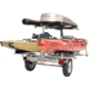 Malone Auto Racks MicroSport LowBed 2 Kayak Trailer Package, 2 Sets Bunks, Cargo Box, Rod Tube, Spare Tire, MPG464-LBTB