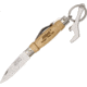 MAM Knife w/Fork &amp; Bottle Opener Folding Knife,6.5in,Beechwood Handle MAM1C
