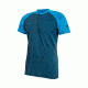 Mammut Mens Sertig Half Zip T-Shirt, Jay-Imperial, Large, 1017-00100-50020-115