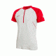 Mammut Mens Sertig Half Zip T-Shirt, Marble-Magma, Small, 1017-00100-00107-113