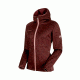 Mammut Womens Get Away ML Hooded Jacket, Merlot Melange, L, 1010-23230-6237-115