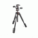 Manfrotto 190 Aluminum 4 Section Tripod w/ 3-Way Head Kit MK190XPRO4-3W