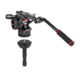 Manfrotto Nitrotech N12 Video Head w/ Twin leg Tripod Middle Spreader, Black, MVKN12TWINMUS