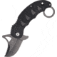 Mantis Snaggletooth 2 Fold Knife, SS PS Black Blade, Black G-10 handle MANMKF814