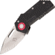 Mantis Tough Tony Folding Knife,2.375in,Drop Point,Black,G10 Handle MANMT9C
