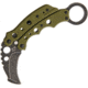 Mantis Vuja De Karambit Green Folding Knife,2in,OD Green,Skeletonized G10 Handle MANMK4GSW