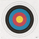 Maple Leaf Press FITA Target 10-Ring 80 cm. 12 pk., Assorted 87278