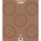 Maple Leaf Press Maple Leaf S3DA 3D Target Face 25 Pack, Brown, S3DA-BRO-P