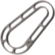 Maratac TI Skeleton Carabiner, 1.85in x 0.9in x 0.15in, 4 Springy Titanium Construction, TI SKELETON CARABINER
