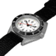 Marathon Arctic Steel Navigator Ssnav On Ballistic Nylon, 11in, White, 41mm, WW104001SS-0501