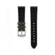 Marathon Cross Hatch 2-Piece Strap, Italian Leather, Steel Buckle, 20mm, Moss Green, Standard, WS-LT-MGSS-20-ST