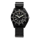 Marathon 41 mm Maraglo Navigator Watch w/Date, Nylon Defstan, Black, WW194013BK-2102