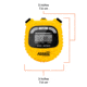 Marathon Adanac 3000 Digital Stopwatch Timer, Yellow, ST083000-YE
