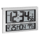 Marathon Commercial Grade Jumbo Atomic Wall Clock w/6 Time Zones, Silver, CL030025-SV-00-NA
