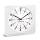 Marathon Jumbo Analog Wall Clock w/Auto-Night Light, White, CL030057-WH-WH-NA