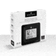 Marathon Moon Phase Digital Wall Clock, Black, CL030049-BK-00-NA