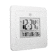 Marathon Moon Phase Digital Wall Clock, White, CL030049-WH-00-NA