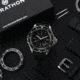 Marathon Search and Rescue Divers Quartz Wristwatch, TSAR, No Markings, Black, WW194007SS-0130