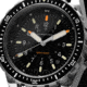 Marathon Search and Rescue Jumbo Divers Wristwatch w/Maraglo, JSAR, Black, WW194018SS-0130