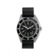 Marathon Steel Navigator Watch w/ Date SSNAV-D On Ballistic Nylon, Strap Length 12in, Black, 41 mm, WW194013SS-0102