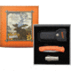 Marbles Grandfather Mountain Folding Knive Set, 5in Closed Lockback, 3.75in Matte Finish SS Clip Point Blade, Orange Finger Grooved ABS Handle, MR425