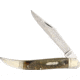 Marbles Large Toothpick Ram's Horn Folding Knife,3.75in,Stainless Steel,Standard Edge,Long Clip,Satin,Ram Horn Handle MR362