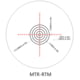 March Scopes Normal Turret 2.5-25x42mm, 30mm Tube, Second Focal Plane, MTR-RTM Reticle, Black, D25V42IMTR-RTM Reticle
