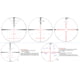March Scopes Normal Turrets 3-24x42mm Rifle Scope, 30mm Tube, First Focal Plane, FML-MB Reticle, MIL, Black, D24V42FIMLNFML-MB Reticle