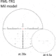 March Scopes Wide Angle 4.5-28x52mm Rifle Scope With Lockable Shuriken Turrets, 34mm Tube, First Focal Plane, FML-TR1 Reticle, Black, DE0386