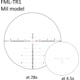 March Scopes Wide Angle 4.5-28x52mm Rifle Scope With Lockable Shuriken Turrets, 34mm Tube, First Focal Plane, FML-TR1 Reticle, Black, DE0386
