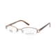 Marcolin MA7312 Eyeglass Frames - Shiny Light Brown Frame Color