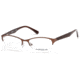 Marcolin MA7331 Eyeglass Frames - Shiny Dark Brown Frame Color