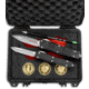 Marfione Custom Knives John Wick Continental Set Combat Troodon and Ultratech, Black Handle, Black/Silver, One Size, BHQ-71484