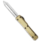 Marfione Custom Knives Marfione Custom Ultratech Spartan OTF Knife Brass Mirror Polish, Gold, Elmax, adult, BHQ-33421