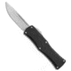 Marfione Custom Knives Marfione Customs Hera S/E OTF Knife Black 3" Two-Tone Diamondwash, Black, Bohler M390, adult, BHQ-146621