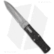 Marfione Custom Knives OSS Cobra Lever Automatic Folding Knife, 3.75in, CPM S30V, Spear Point Blade, Carbon Fiber Black Handle, Gray/Black, 8.50in, BHQ-6770