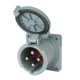 Marinco 100A Inlet - 125/250V, One Size, M4100B12R