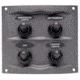 Marinco Splash Proof Panel - 4 Way - Grey 56940