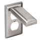 Marinco Steel Cover f/Duplex Receptacle w/Lift Lid Stainless 62043