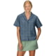 Marmot AirExchange SolarShield Camp Novelty SS Shirt - Women's, Thunderhead Windowpane, M, M16118-24296M