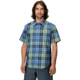 Marmot AirExchange SolarShield Novelty SS Shirt - Mens, Arctic Navy Wayland Plaid, S, M16075-24291S