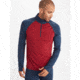 Marmot Baselayer 1/2 Zip - Mens, Brick/Dark Indigo, Large, 82080-7471-L