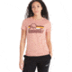 Marmot Coastal Short Sleeve Tee - Womens, Rosewood Pink Heather, Large, M11869-16326-L