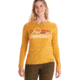 Marmot Coastal Tee Long Sleeve - Womens, Yellow Gold, Small, M13281-9472-S
